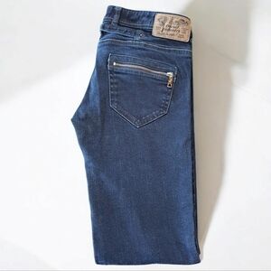 Diesel Industry denim pants blue stretch jeans Size 29 Made in Italy low waist